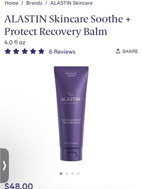 ALASTIN Soothe & Protect Recovery Balm — USED TWICE